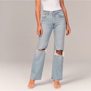 Abercrombie 90s relaxed jeans high rise